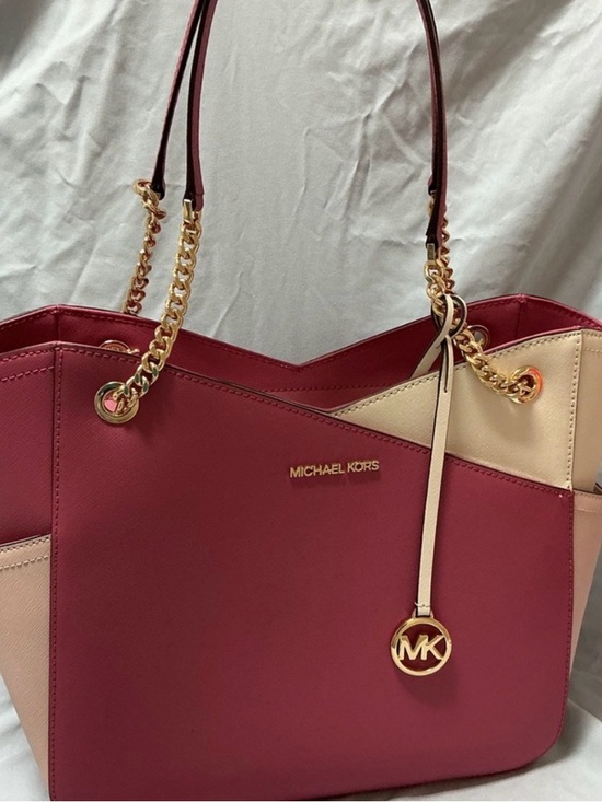 Michael Kors Hot Pink and Pale Pink Shoulder Bag - Picture 11 of 12